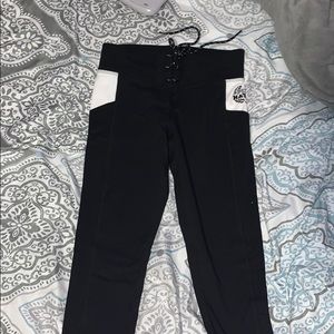 victorias secret PINK , xs black leggings